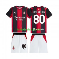 AC Mailand Ronaldinho 80 2026-2027 Kinder Trikotset Heim Kurzarm
