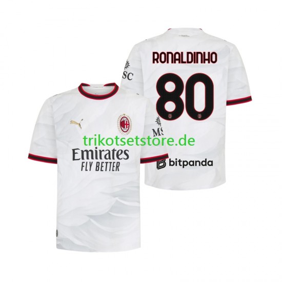 AC Mailand Ronaldinho 80 2026-2027 Herren Trikot Auswärts Kurzarm