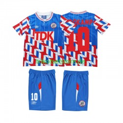 Ajax Amsterdam BERGKAMP 10 Retro 1989 1990 Kinder Trikotset Auswärts Langarm
