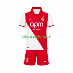AS Monaco 2026-2027 Kinder Trikotset Heim Kurzarm