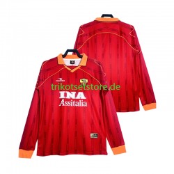 AS Rom Retro 1999 2000 Herren Trikot Heim Langarm