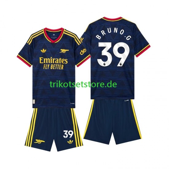 Arsenal Bruno Guimaraes 39 2026-2027 Kinder Trikotset Auswärts Kurzarm