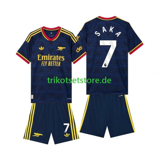 Arsenal Bukayo Saka 7 2026-2027 Kinder Trikotset Auswärts Kurzarm