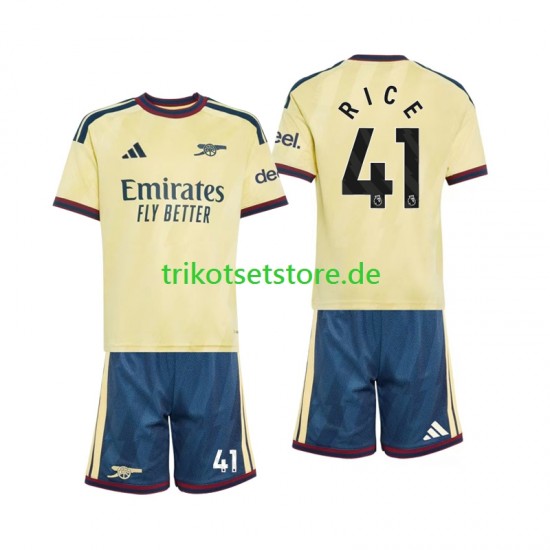 Arsenal Declan Rice 41 2026-2027 Kinder Trikotset Ausweich Kurzarm
