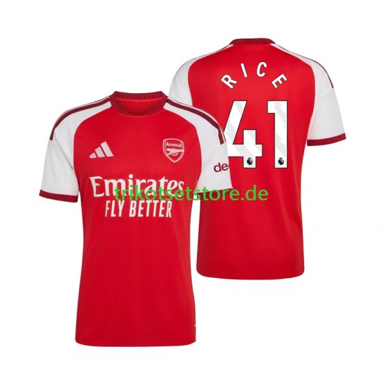 Arsenal Declan Rice 41 2026-2027 Herren Trikot Heim Kurzarm