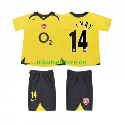 Arsenal Thierry Henry 14 Retro 2005 2006 Kinder Trikotset Auswärts Kurzarm
