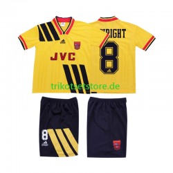Arsenal WRIGHT 8 Retro 1993 1994 Kinder Trikotset Auswärts Kurzarm
