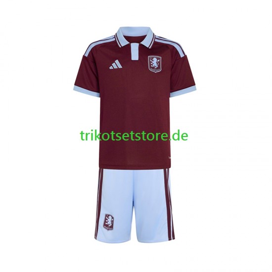Aston Villa 2026-2027 Kinder Trikotset Heim Kurzarm