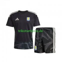 Aston Villa Torwart 2026-2027 Kinder Trikotset Auswärts Kurzarm