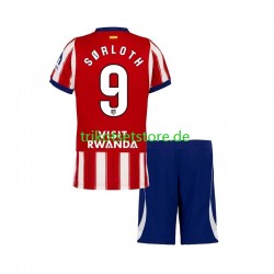 Atlético Madrid Alexander Sorloth 9 2026-2027 Kinder Trikotset Heim Kurzarm