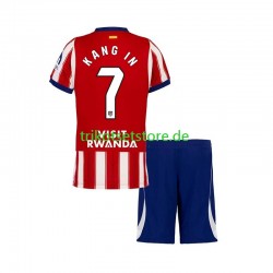 Atlético Madrid Lee Kang-in 7 2026-2027 Kinder Trikotset Heim Kurzarm