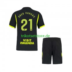 Atlético Madrid Obed Vargas 21 2026-2027 Kinder Trikotset Auswärts Kurzarm