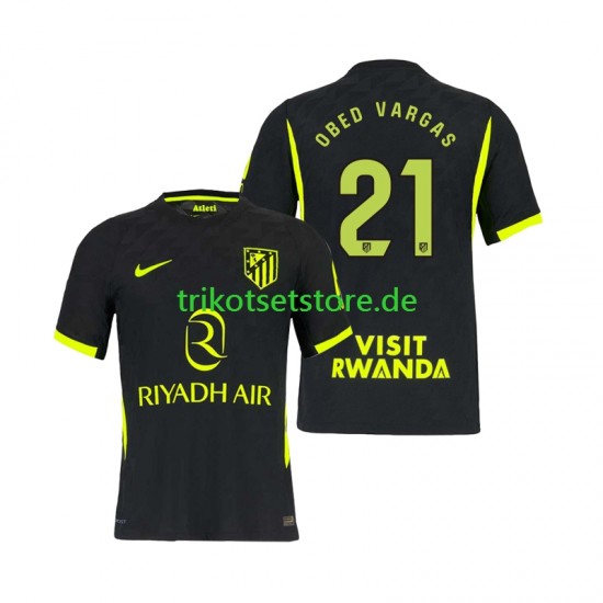Atlético Madrid Obed Vargas 21 2026-2027 Herren Trikot Auswärts Kurzarm