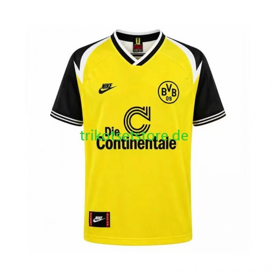Borussia Dortmund Retro 1995 Herren Trikot Heim Kurzarm
