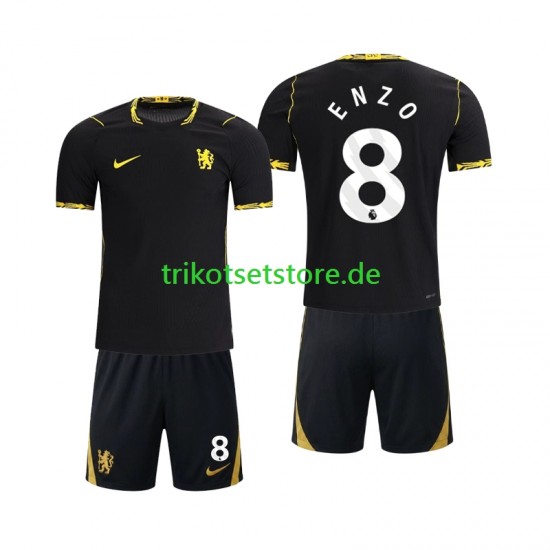 Chlesea Enzo Fernandez 8 2026-2027 Kinder Trikotset Auswärts Kurzarm