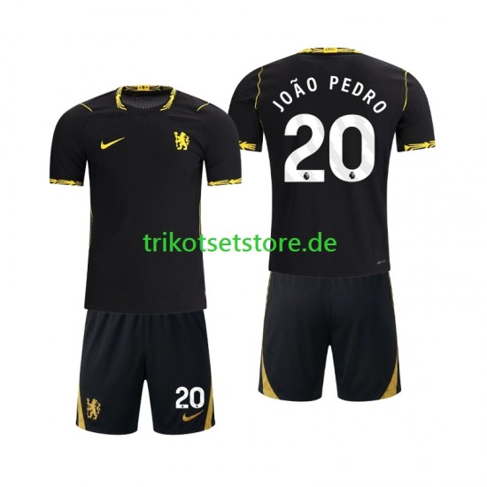 Chlesea Joao Pedro 20 2026-2027 Kinder Trikotset Auswärts Kurzarm
