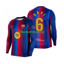 FC Barcelona Gavi 6 2026-2027 Herren Trikot Heim Langarm