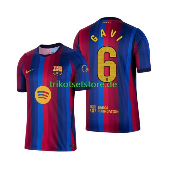 FC Barcelona Gavi 6 2026-2027 Herren Trikot Heim Kurzarm