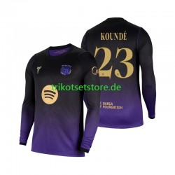FC Barcelona Jules Kounde 23 2026-2027 Herren Trikot Auswärts Langarm