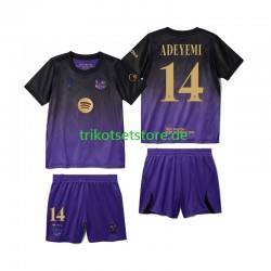 FC Barcelona Karim Adeyemi 14 2026-2027 Kinder Trikotset Auswärts Kurzarm