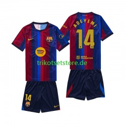 FC Barcelona Karim Adeyemi 14 2026-2027 Kinder Trikotset Heim Kurzarm