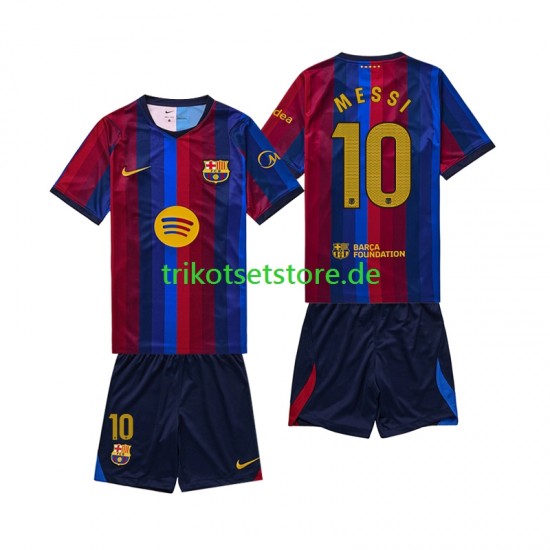 FC Barcelona Lionel Messi 10 2026-2027 Kinder Trikotset Heim Kurzarm