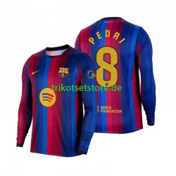 FC Barcelona Pedri 8 2026-2027 Herren Trikot Heim Langarm