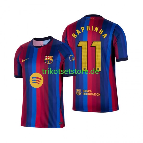 FC Barcelona Raphinha 11 2026-2027 Herren Trikot Heim Kurzarm