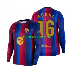 FC Barcelona Rodri 16 2026-2027 Herren Trikot Heim Langarm
