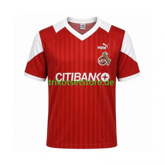 FC Köln Retro 1992 1993 Herren Trikot Auswärts Kurzarm