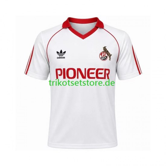 FC Köln Retro 1980 1981 Herren Trikot Heim Kurzarm