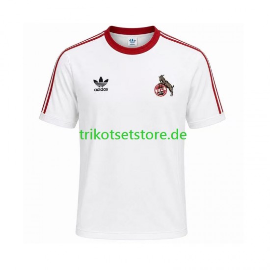 FC Köln Retro 1986 1987 Herren Trikot Heim Kurzarm