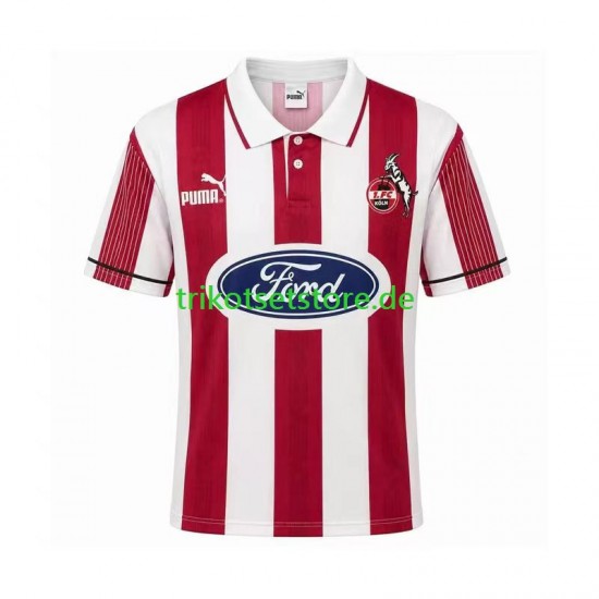 FC Köln Retro 1995 1996 Herren Trikot Heim Kurzarm