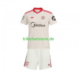 FC Sevilla Retro 2025-2026 Kinder Trikotset Heim Kurzarm