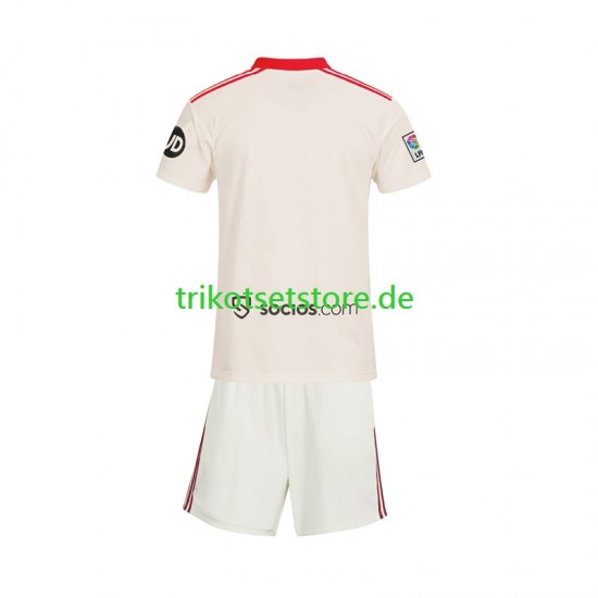 FC Sevilla Retro 2025-2026 Kinder Trikotset Heim Kurzarm