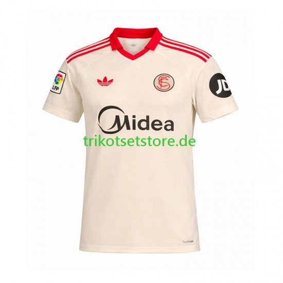 FC Sevilla Retro 2025-2026 Herren Trikot Heim Kurzarm