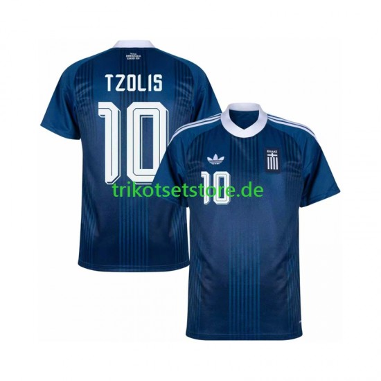 Griechenland Christos Tzolis 17 2026-2027 Herren Trikot Auswärts Kurzarm