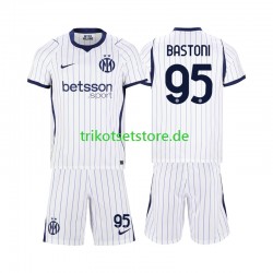 Inter Mailand Alessandro Bastoni 95 2026-2027 Kinder Trikotset Auswärts Kurzarm