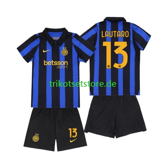 Inter Mailand Lautaro Martinez 13 2026-2027 Kinder Trikotset Heim Kurzarm