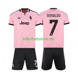 Juventus Turin Cristiano Ronaldo 7 2026-2027 Kinder Trikotset Auswärts Kurzarm