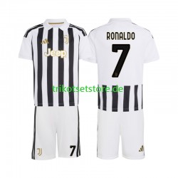 Juventus Turin Cristiano Ronaldo 7 2026-2027 Kinder Trikotset Heim Kurzarm