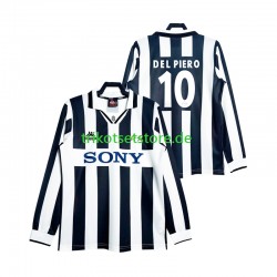 Juventus Turin DEL PIERO 10 Retro 1997 Herren Trikot Heim Langarm