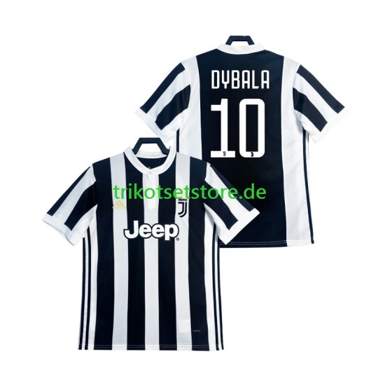 Juventus Turin DYBALA 21 Retro 2017 2018 Herren Trikot Heim Kurzarm