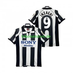 Juventus Turin INZAGHI 9 Retro 1997 1998 Herren Trikot Heim Kurzarm