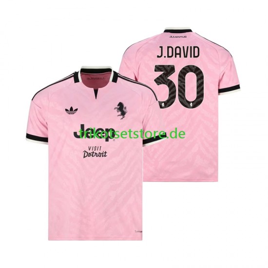 Juventus Turin Jonathan David 30 2026-2027 Herren Trikot Auswärts Kurzarm