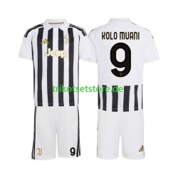 Juventus Turin Randal Kolo Muani 9 2026-2027 Kinder Trikotset Heim Kurzarm