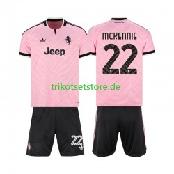 Juventus Turin Weston McKennie 22 2026-2027 Kinder Trikotset Auswärts Kurzarm