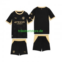 Manchester City 2026-2027 Kinder Trikotset Auswärts Kurzarm