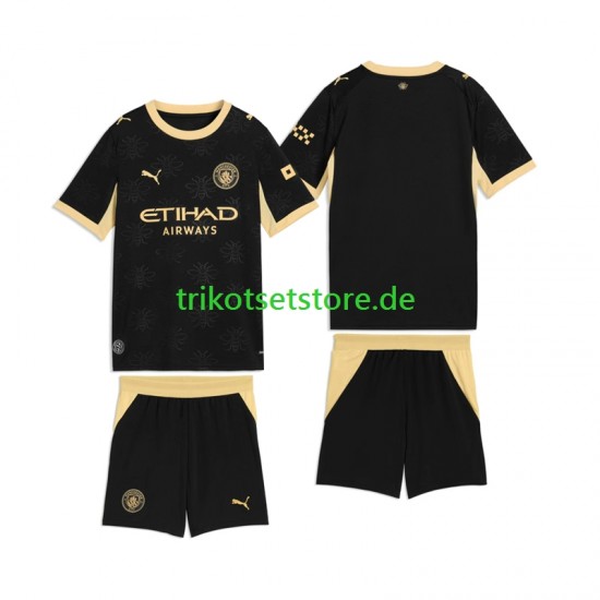 Manchester City 2026-2027 Kinder Trikotset Auswärts Kurzarm