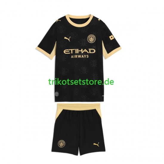 Manchester City 2026-2027 Kinder Trikotset Auswärts Kurzarm